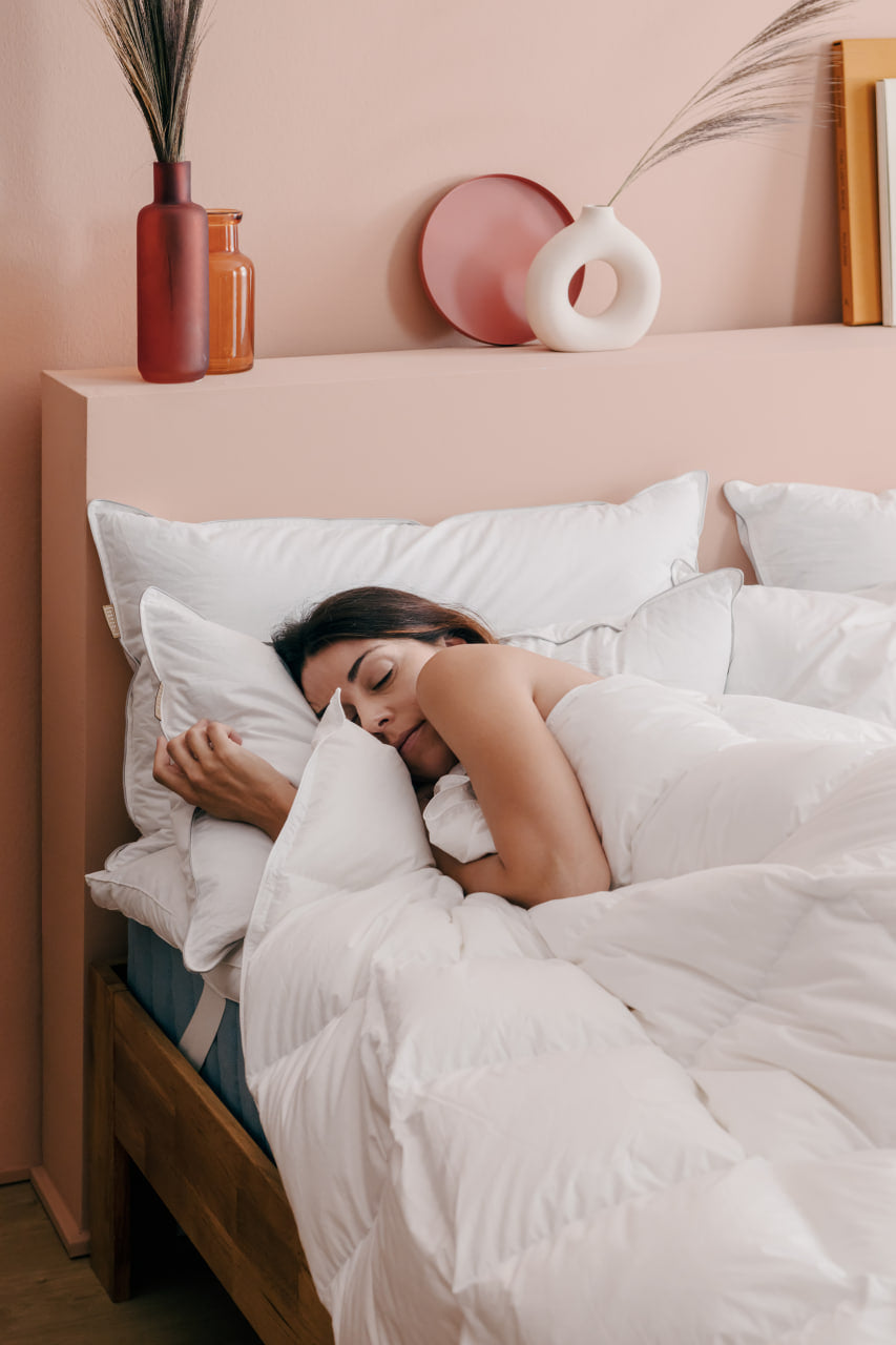 Eastwarmth Cuscini In Piuma D'oca Standard Per Dormire, Collezione Hotel, Dimensioni Standard (20 X 60 Cm), Confezione Da 1 - Foto 3