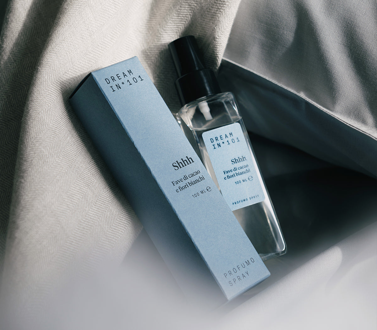 Profumo per Tessuti Shhh Fave di Cacao e Fiori Bianchi - 100ml