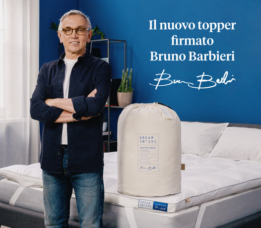 Topper in piuma Bruno Barbieri