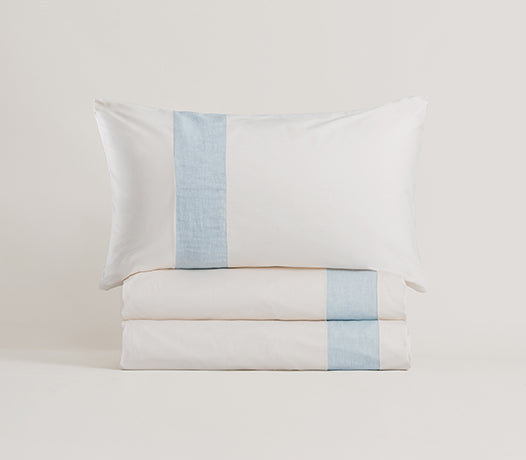 Dreamzie Federa Cuscino (Set di 2) - Bianco Cotone - Per i Cuscini 40 x 80  cm - 100% Jersey di Cotone - Federa da Cuscino - Copri Cuscino per Letto -  Fodera Protezione per Cuscino